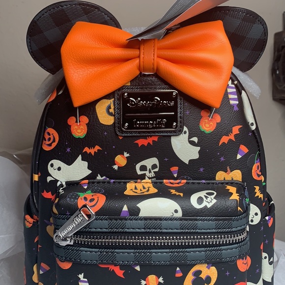 NWT Loungefly Authentic Disney Halloween Backpack - Picture 6 of 8